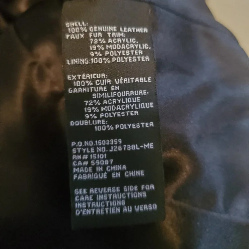 Jones of New York Leather Jacket - Picture 5 of 5